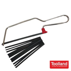 Mini Serra P/ Metais + 12 Laminas TOOLLAND - (3883-12)