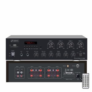 Amplificador Pa BT/FM/MP3 400W 4 Zonas 100V Linha XDOME - (04217010)