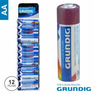 Pilha Zinco-Carvão LR6/AA 1.5v 12x Grundig - (04417)