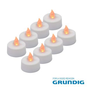 Conjunto de 8 Velas C/ LED GRUNDIG - (06180)