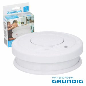 Detetor De Fumos Óptico C/ Alarme Grundig - (07214)