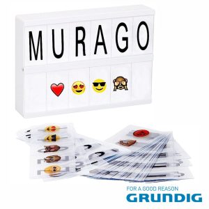 Caixa De Luz 8 LEDS A5 100 Letras 21x15x4.1cm Grundig - (08579)