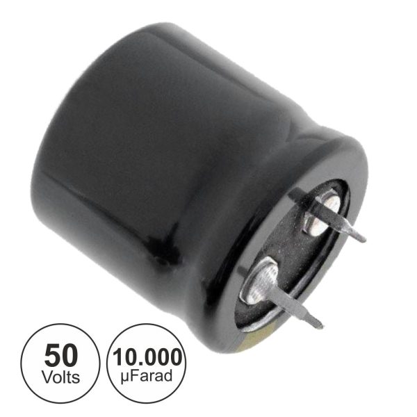 Condensador Electrolítico Snap-In 10.000µf 50V VELLEMAN - (10000LP0J)