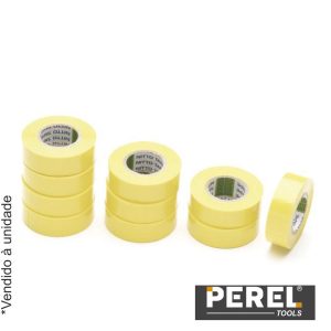 Fita Isoladora  Amarela - 19 mm X 10 M PEREL - (1040N-JPC)