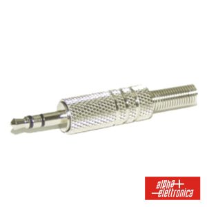 Ficha Jack 3.5mm Macho Stéreo C/ Proteção - (11-26)