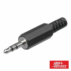 Ficha Jack 3.5mm Macho St C/ Proteção De Cabo - (11-4)