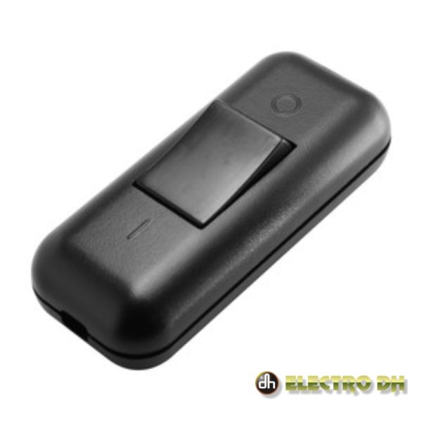 Interruptor De Passagem 2a 250v Preto Edh - (11.575/N)