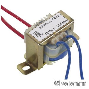 Transformador 2.4Va 1x12V VELLEMAN - (112002C)