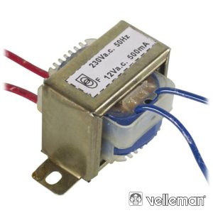 Transformador 6va 1x12V VELLEMAN - (112006C)