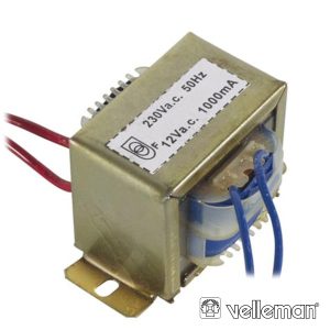 Transformador 12Va 1x12V VELLEMAN - (112012C)