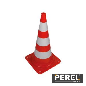 Cone De Sinalização Vermelho/Branco - 75 Cm - PEREL - (1190-75)