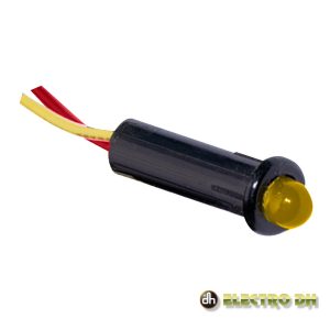 LED Piloto Alto Brilho Amarelo 5mm 12V Edh - (12.726/5/A)