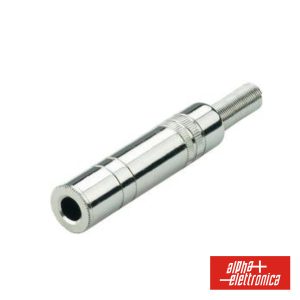 Ficha Jack 6.35mm Fêmea C/ Cabo Em Mola St - (16-1)