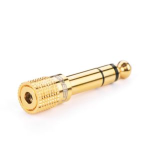 Ficha Adaptadora Jack 6.35mm Macho / Jack 3.5mm Fêmea St - (20503)