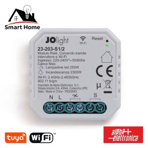 Módulo Automação Interruptor WiFi 1 Canal Tuya ALPHA - (23-203-S1/2)