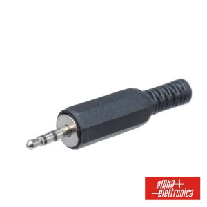 Ficha Jack 2.5mm Macho St Pvc C/ Guarda Cabo - (24-4)