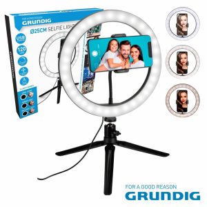 Ring Light Candeeiro de Estúdio 10" GRUNDIG - (24511)