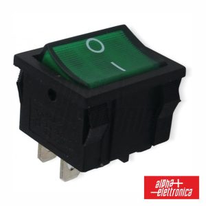 Interruptor Basculante C/ Luz 6a-250v Dpst On-Off - (320-056)