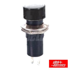 Interruptor Pressão Redondo Normalmente Aberto Preto - (330-028)