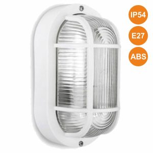 Aplique Olho De Boi E27 Ip54 Branco - (34350)