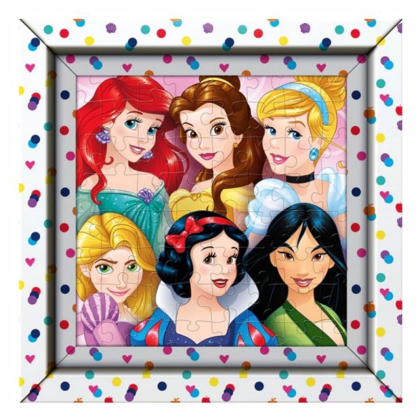 Puzzle 60pcs 27x27cm C/ Moldura PRINCESS CLEMENTONI - Image 2