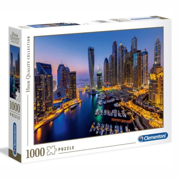 Puzzle 1000pcs 69x50cm DUBAI CLEMENTONI - (39381)