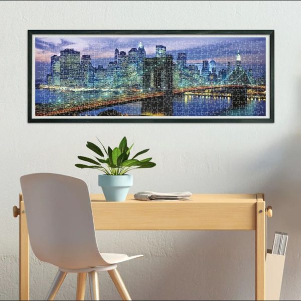 Puzzle 1000pcs 98x33cm Panorama NEW YORK CLEMENTONI - Image 2