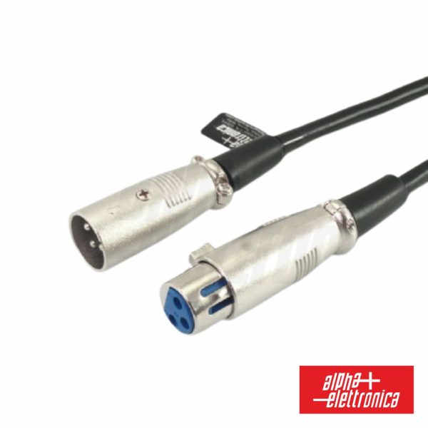 Cabo XLR 3p Macho / XLR 3p Fêmea 6m ALPHA - (40-300/06B)