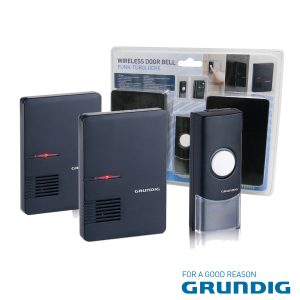 Campainha S/ Fios C/ 2 Receptores portáteis 80M Grundig - (48576)