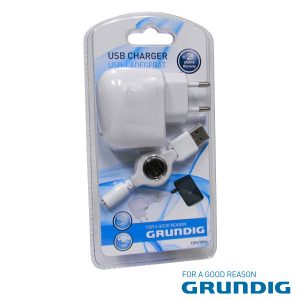 Alimentador Compacto Comutado C/ USB Grundig - (50933)