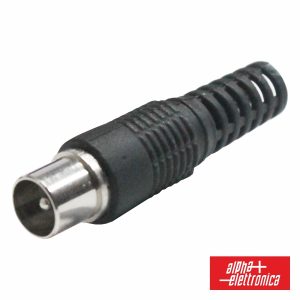 Ficha Coaxial Macho 9.5mm - (54-82)