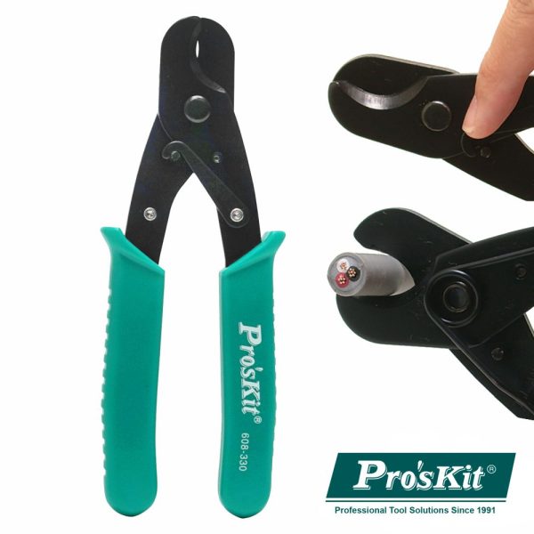 Alicate De Corte P/ Cabos Redondos Até Ø12.7mm PROSKIT - (608-330)