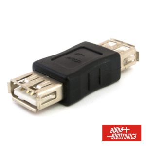 Ficha Adaptadora USB-A Fêmea / Fêmea - (64-526)