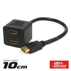 Cabo Adaptador HDMI 1 Entrada 2 Saídas - (64-579/2B)