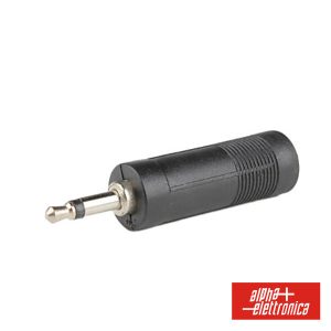 Ficha Adaptadora 3.5mm Macho Mn / 6.35mm Fêmea Mn - (70-020)