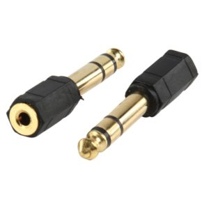 Ficha Adaptadora Jack 6.35mm Macho / Jack 3.5mm Fêmea St - (70-420G)