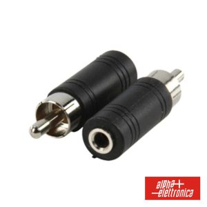 Ficha Adaptadora Jack 3.5mm Fêmea Mn / Rca Macho - (70-850)