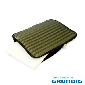 Bolsa Laptop/Tablet 17" Barras Verde Grundig - (76680G)