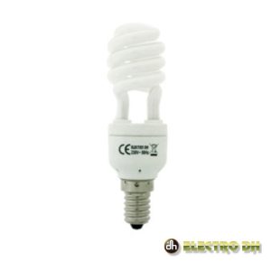 Lâmpada E14 9W=45W 230V Eco Espiral 410lm 6400k Edh - (80.400/9/DIA)