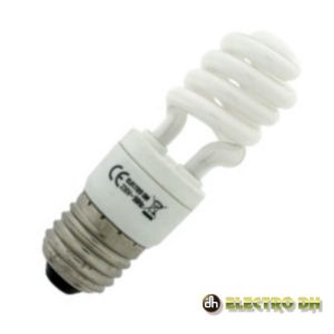 Lâmpada E27 9W=45W 230V Eco Espiral 6400k Edh - (80.405/9/DIA)