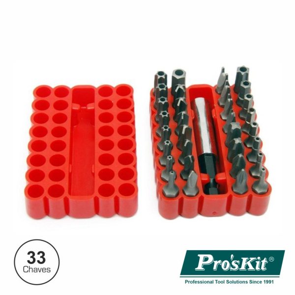 Conjunto De 33 Chaves Bit De Segurança Proski - (8PK-SD009)