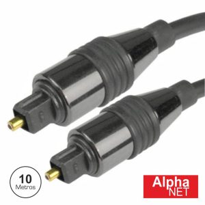 Cabo Fibra Óptica Toslink-Toslink 10m - (91-015/10B)