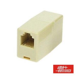 Adaptador De Telefone 6p6c RJ12 1fêmea/1fêmea - (94-412)