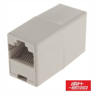 Ficha Adaptador RJ45 8p8c Fêmea / Fêmea - (94-413)