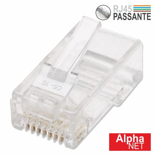 Ficha RJ45 Modular 8p8c CAT5 Passante - (94-914/5)