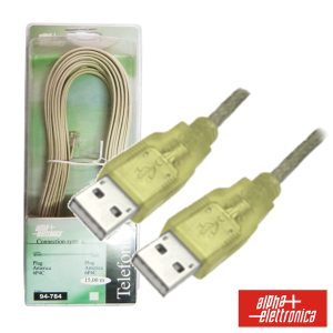 Cabo USB-A 2.0 Macho / USB-A Macho 1.8m Blister - (95-620)