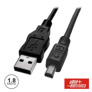 Cabo USB-A 2.0 Macho / Mini USB-B Macho 1.8m Bulk - (95-645A)