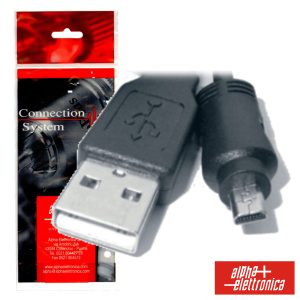 Cabo USB-A 2.0 Macho / Mini USB-B 4p Macho 1.8m Polybag - (95-652B)