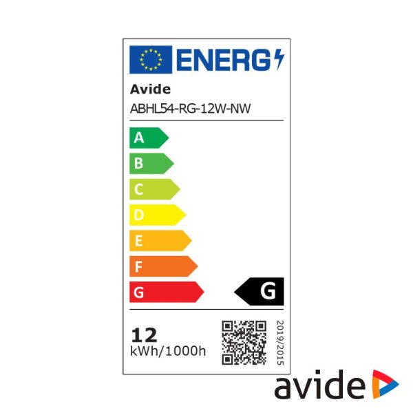 Aplique LED Redondo 12W 222mm 4000k 850lm IP54 AVIDE - Image 2