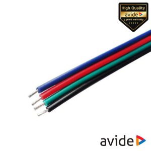 Cabo P/ Fita de LEDS RGB 50m AVIDE - (ABLS12V-4WIRE)